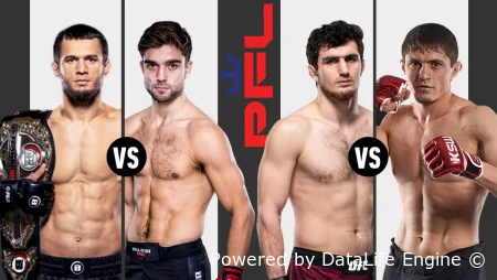 PFL Нурмагомедов vs Дэвис прямой эфир трансляции 7 февраля 2026 смотреть онлайн в HD